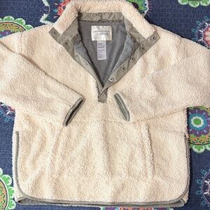 carbon2cobalt Cream Teddy Jacket